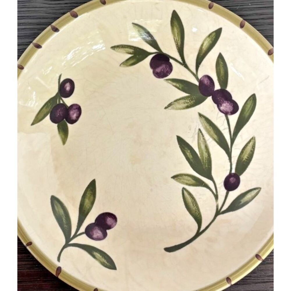 1 Williams-Sonoma Liguria Olive PASTA BOWL 9 3/8" Retired - Picture 2 of 8